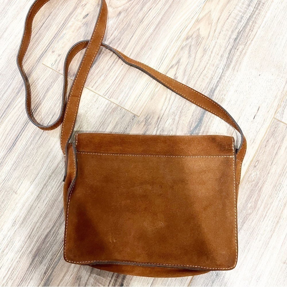 Minelli Paris Suede Boho Crossbody Bag - Picture 2 of 10